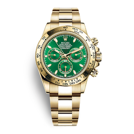 Rolex Daytona Gold Green Dial 40mm