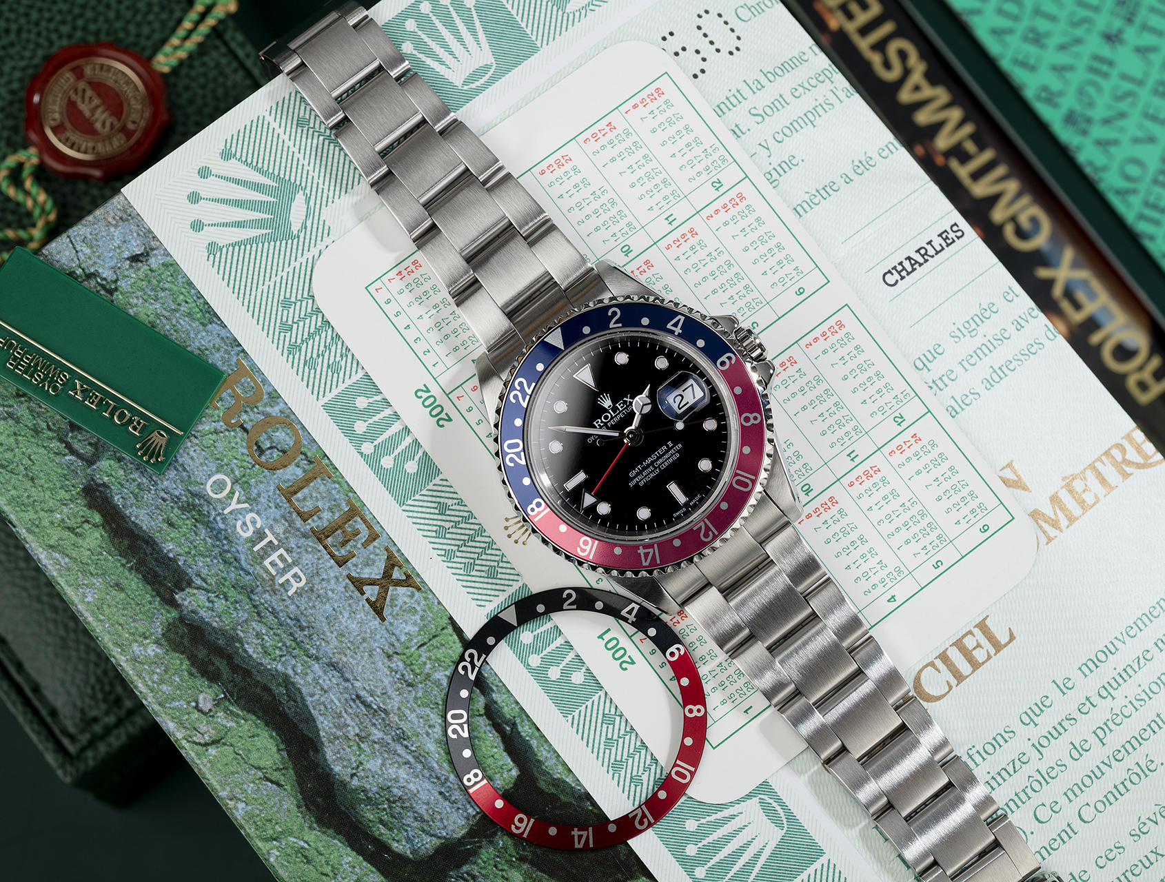 Rolex GMT-II Pepsi Pink Lady 16710