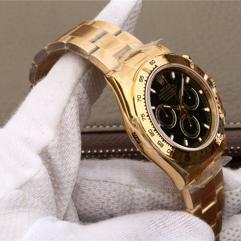 Rolex Daytona Gold Black Dial 40mm