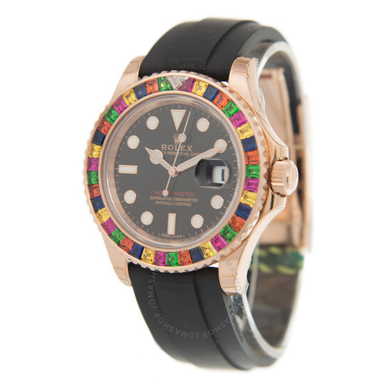 Rolex Yacht-Master Diamond Black Dial Watch