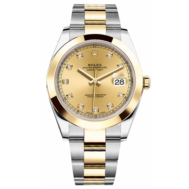 Rolex Datejust 18k Yellow Gold Domed Bezel 41mm