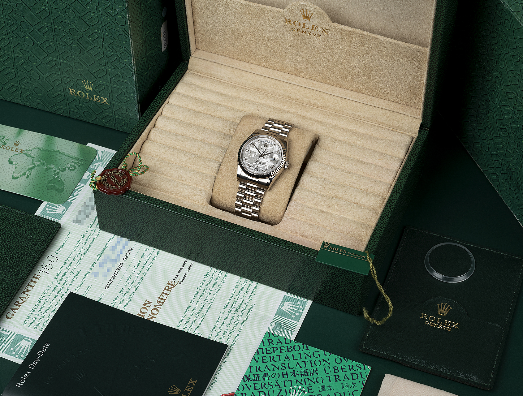 Rolex Day-Date Meteorite 118239 - White Gold President