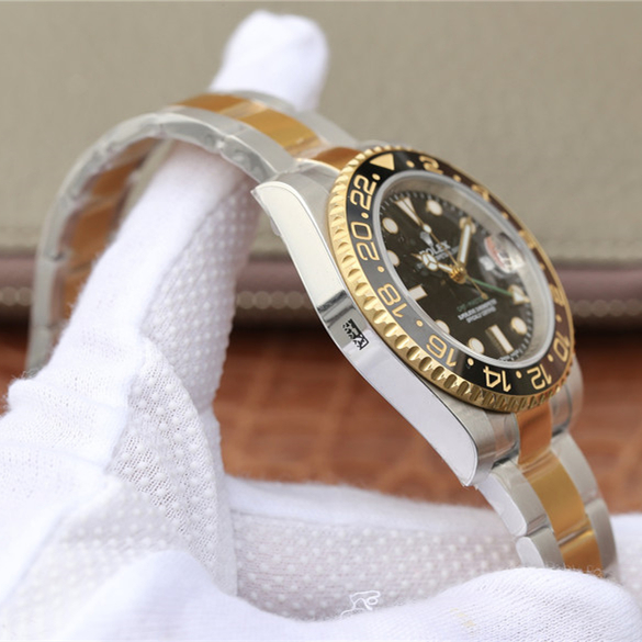 Rolex GMT-Master II Two Tone Black Dial 40mm