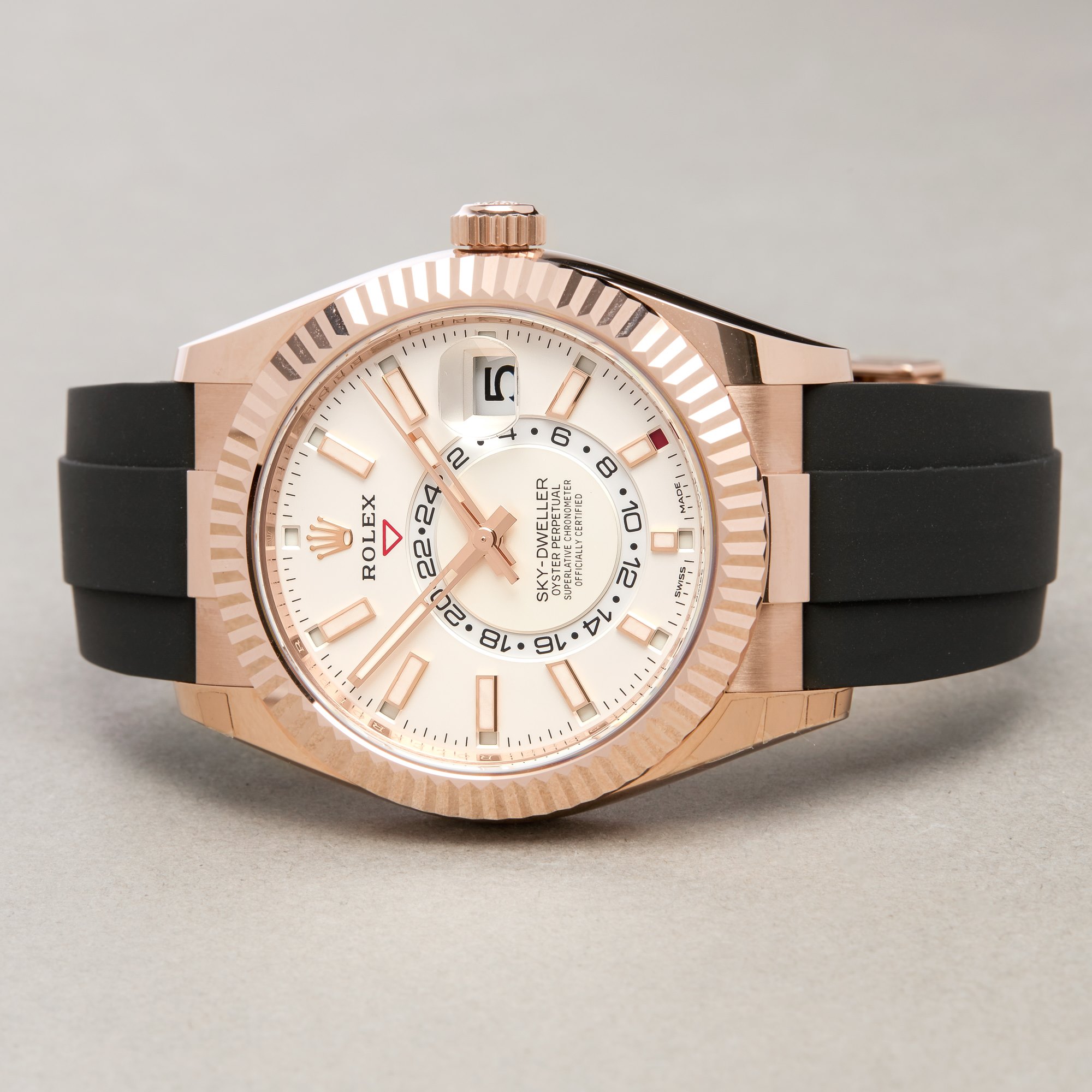 Rolex Sky-Dweller Oyster Flex White Dial 42mm