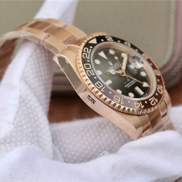 Rolex GMT-Master II Root Beer Rose Gold 40mm