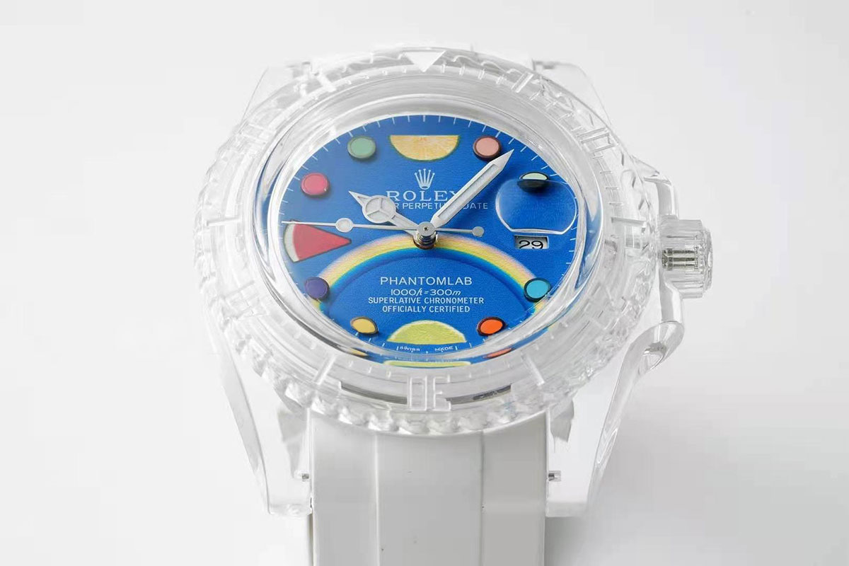 Rolex Phantomlab Submariner Blue Dial with Fruits