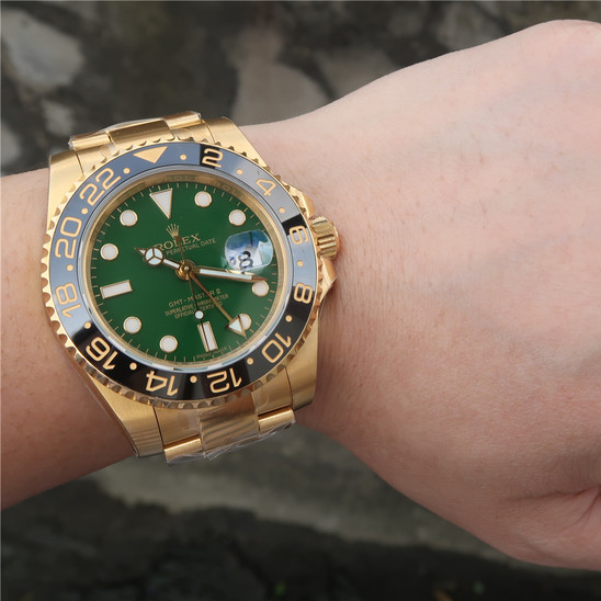 Rolex GMT-Master II Gold Green 40mm