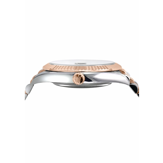 Rolex Datejust 36 Dark Rhodium Dial Fluted Bezel Watch 126231-0023