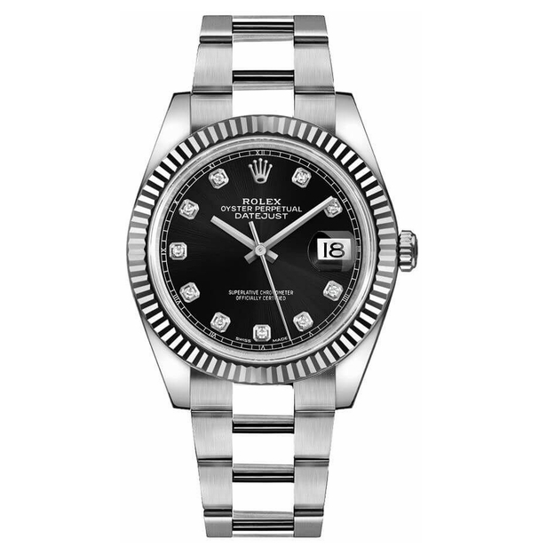 Rolex Datejust 41 Fluted Bezel Oyster Bracelet Men's Watch 126334-0011