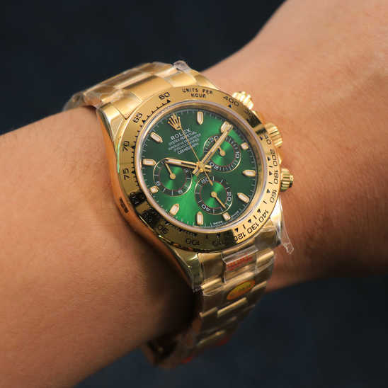 Rolex Daytona Gold Green Dial 40mm