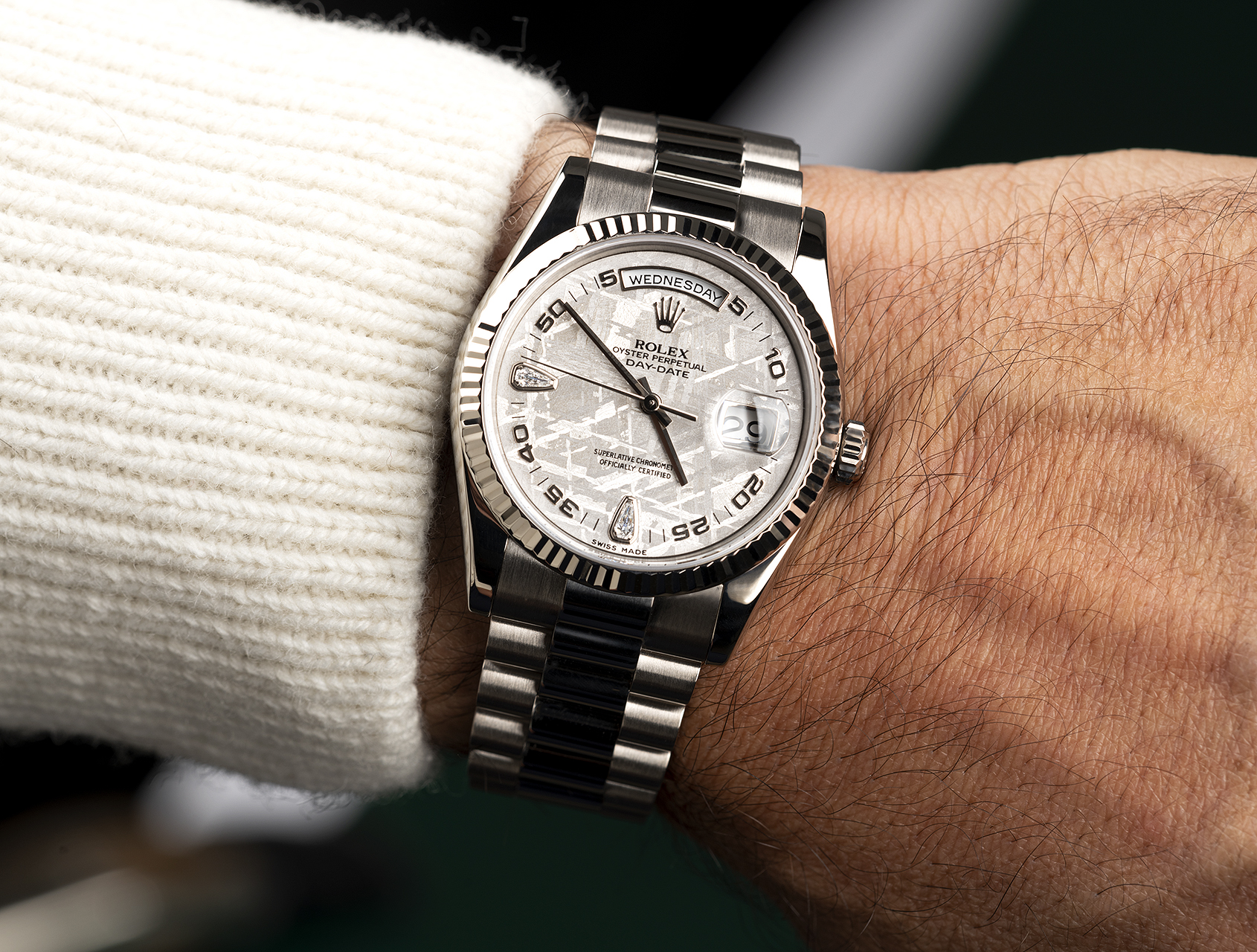 Rolex Day-Date Meteorite 118239 - White Gold President