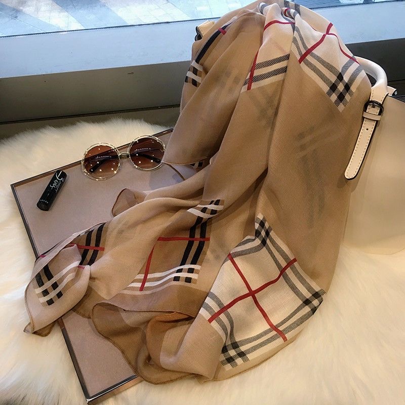 BBR Classic Check Summer Scarf PD042025051901