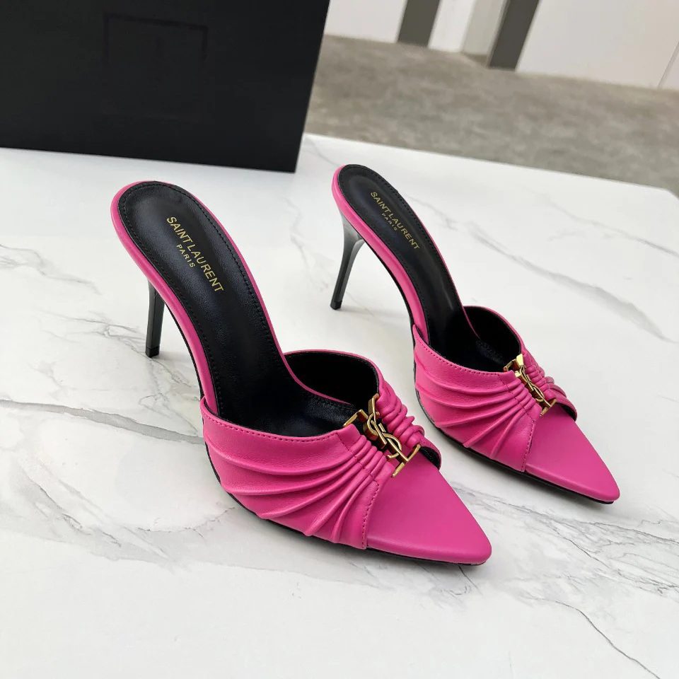 New fashion 9cm high heel sandal slippers 1025031909