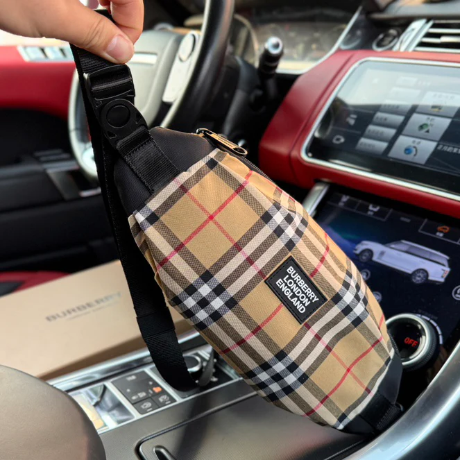 Men's versatile nylon waist bag 1024110822