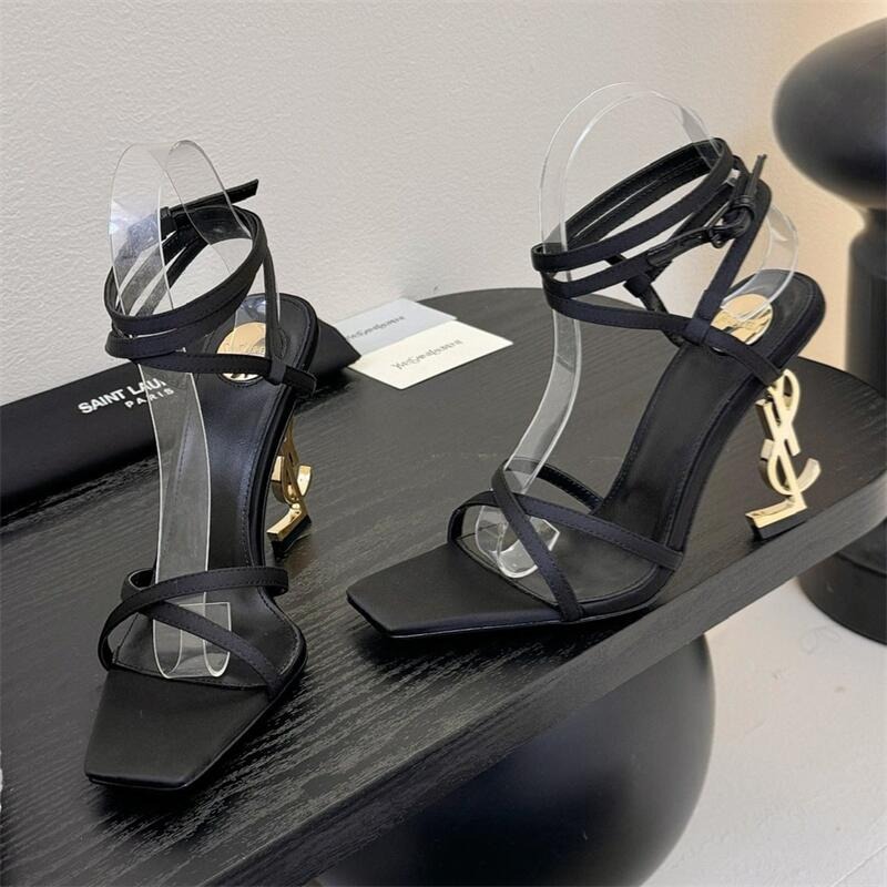 Opyum YSL Logo Heel Wrap-Ankle Sandal 0425020501