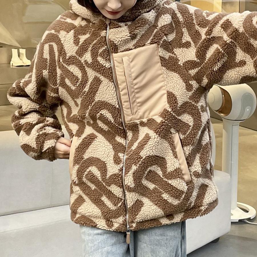 New Fashion Printed Hooded Coat 1023122010