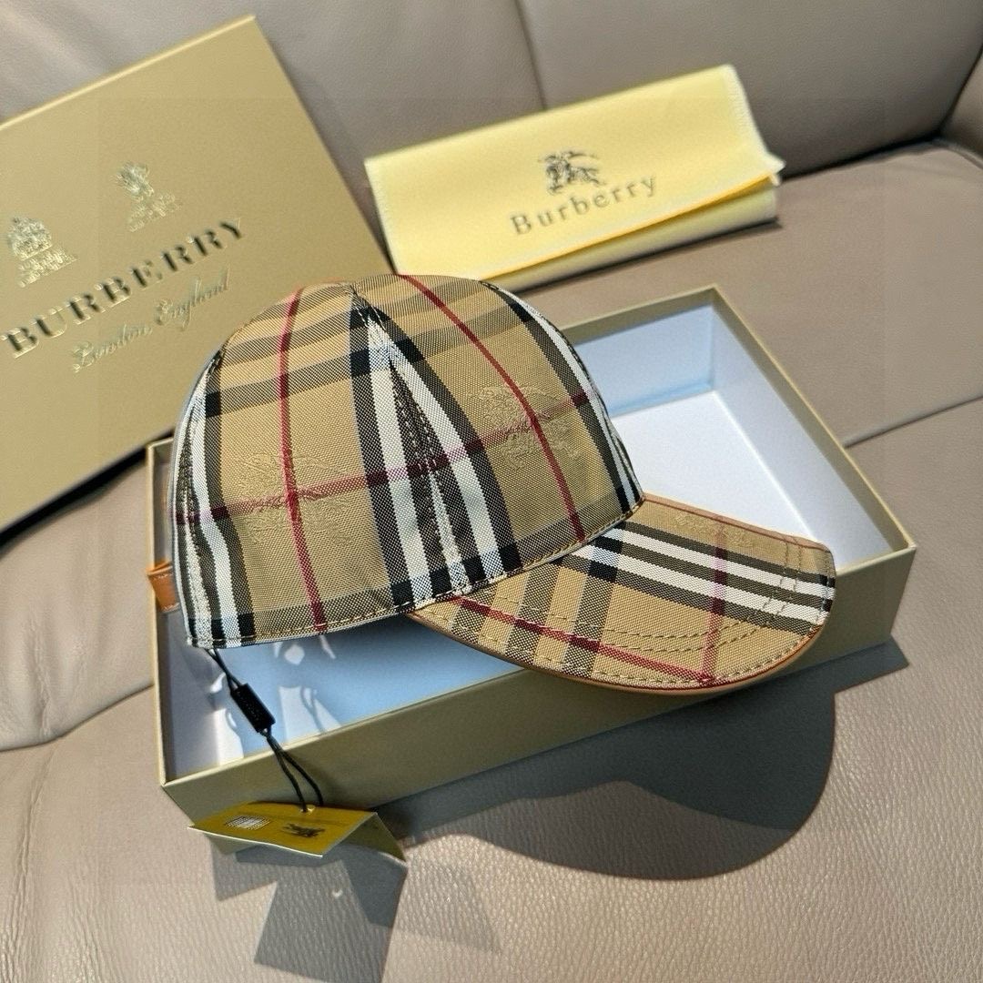 New Fashion Plaid War Horse Baseball Cap PD0425070202