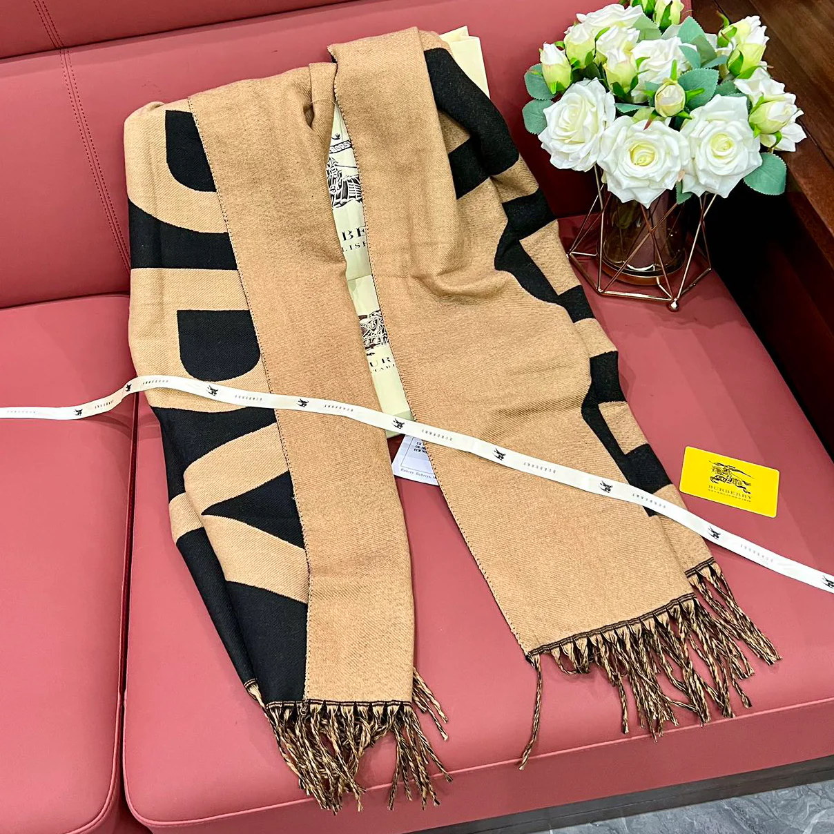 Fashionable and versatile double-sided cashmere scarf 1024101216