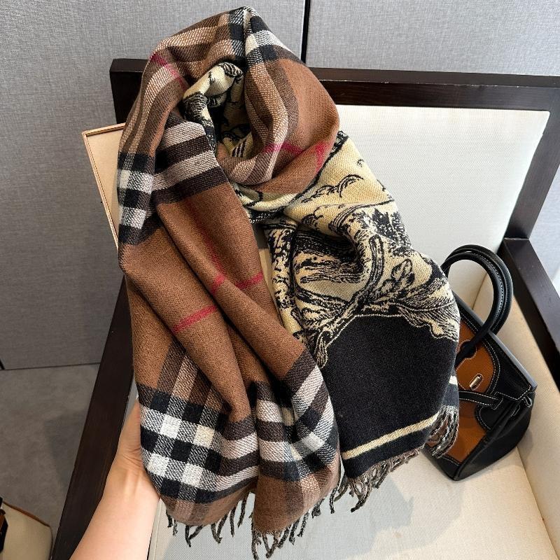 Classic warhorse double-sided scarf 1024110809