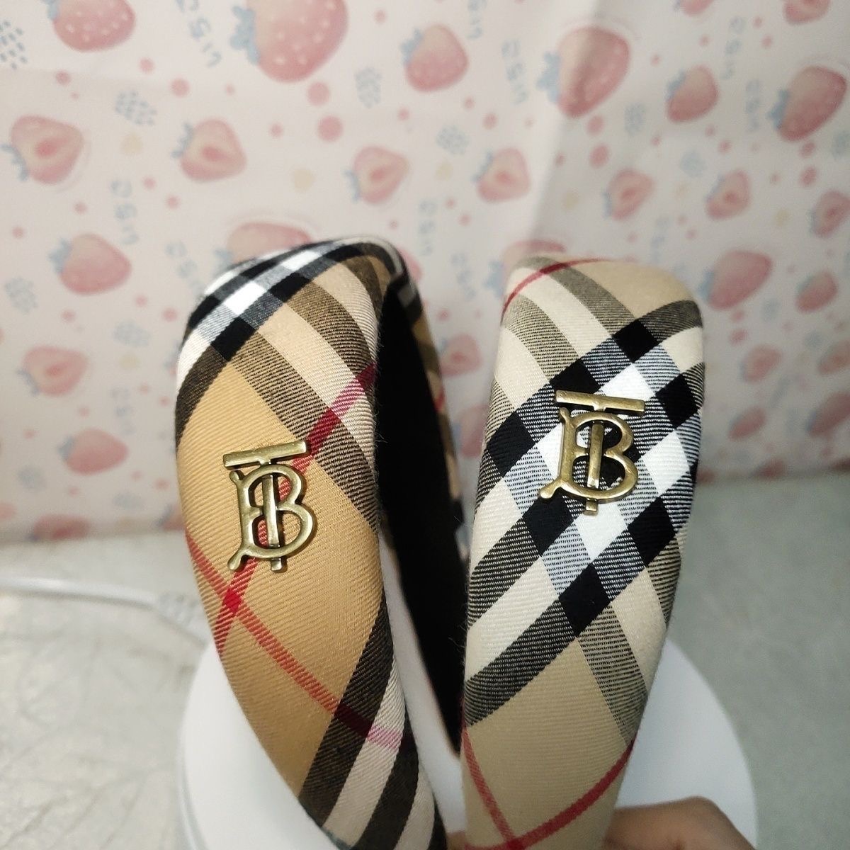 BBR Plaid Casual Headband PD0425071814