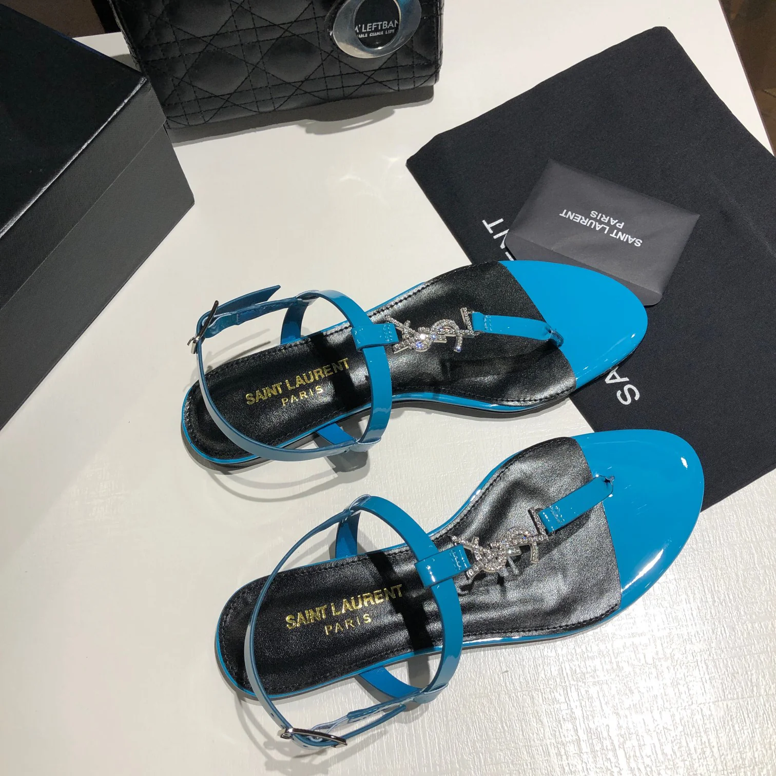 Early spring new YSL clip on sandals 1025032419