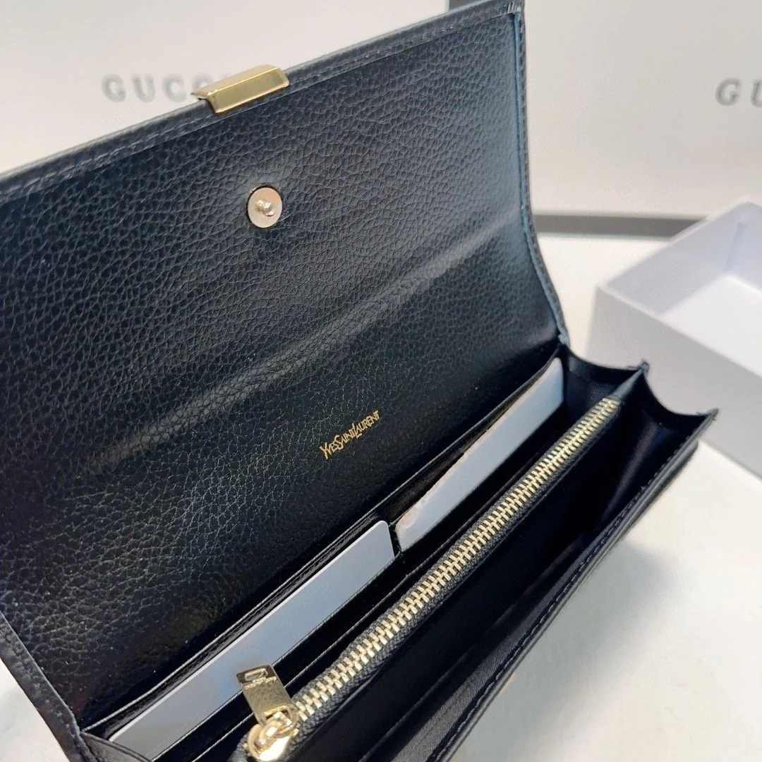 New Women's Long Wallet Snake-print Cowhide Card Bag 1024031307