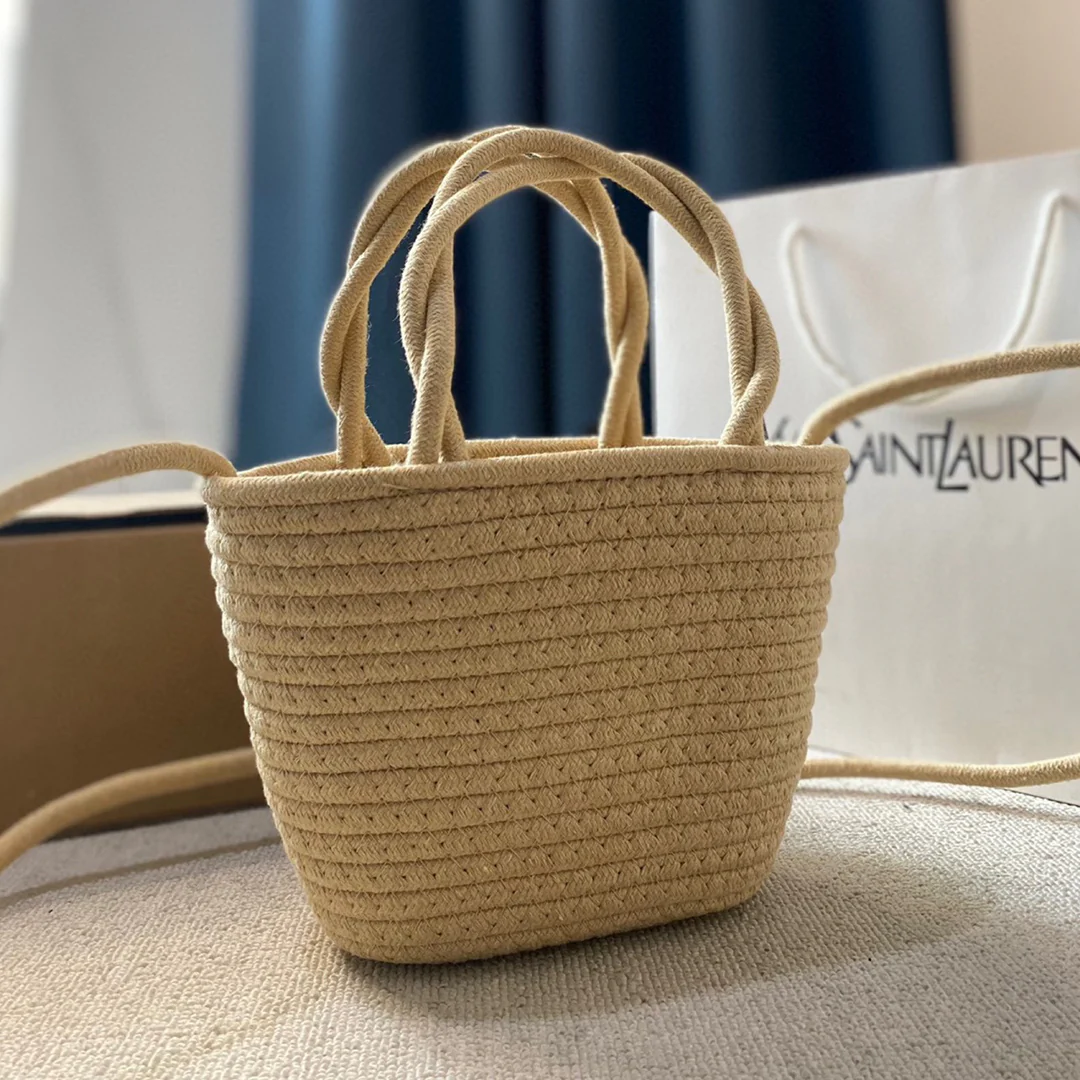 Fashion holiday style handwoven vegetable basket straw bag 1024041002