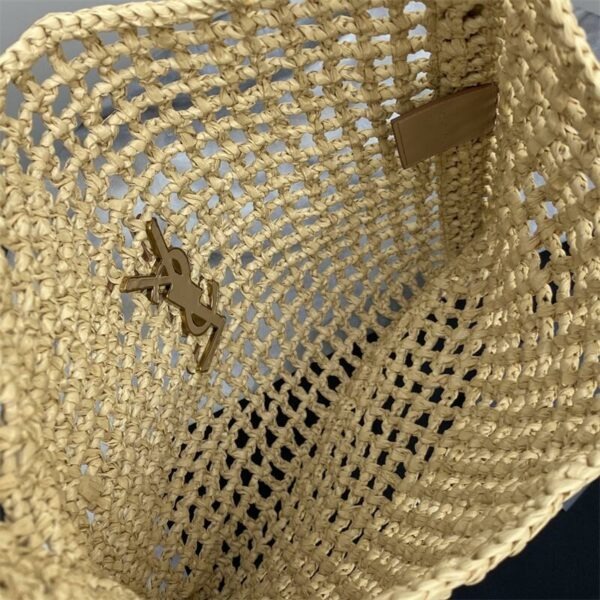 LSY Oxalis in Raffia Crochet and Leather Handbag 102407027