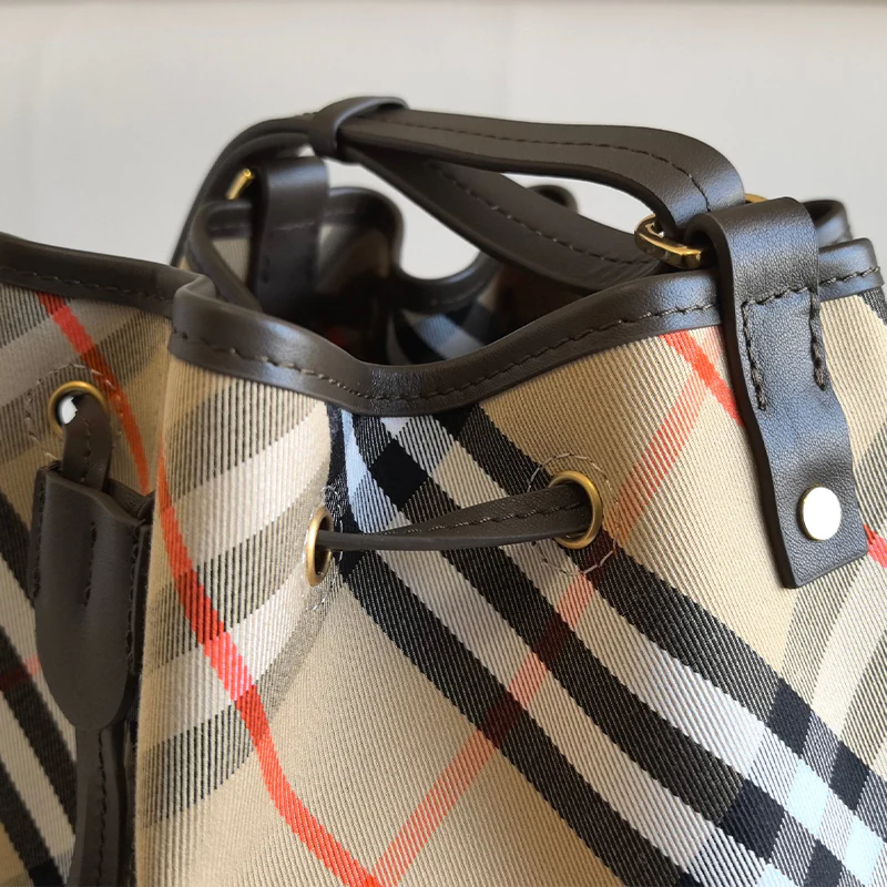 Check Jacquard Bucket Bag WB0625111410