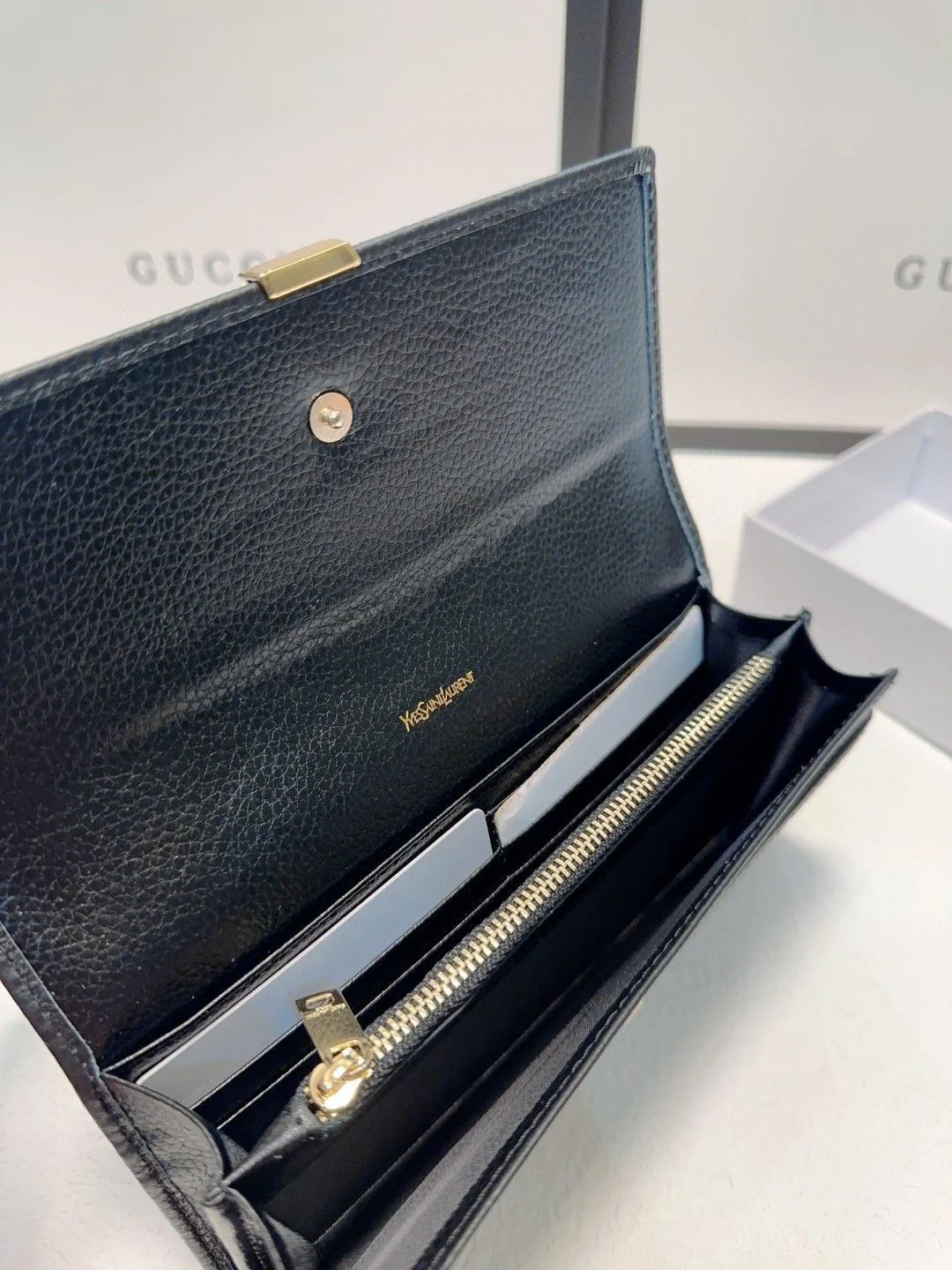 New Women's Long Wallet Snake-print Cowhide Card Bag 1024031307