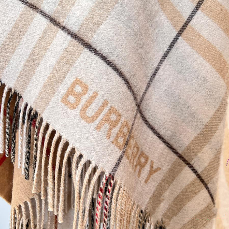 Matching cashmere cape scaft 1025012218