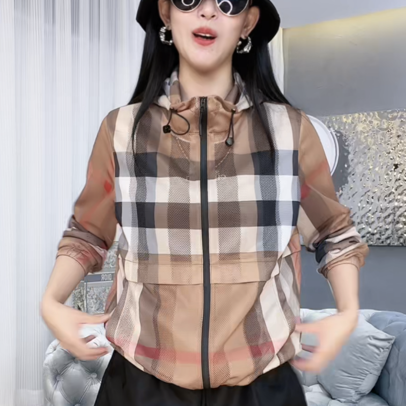 New casual retro plaid Sun protection clothing PD042025051909