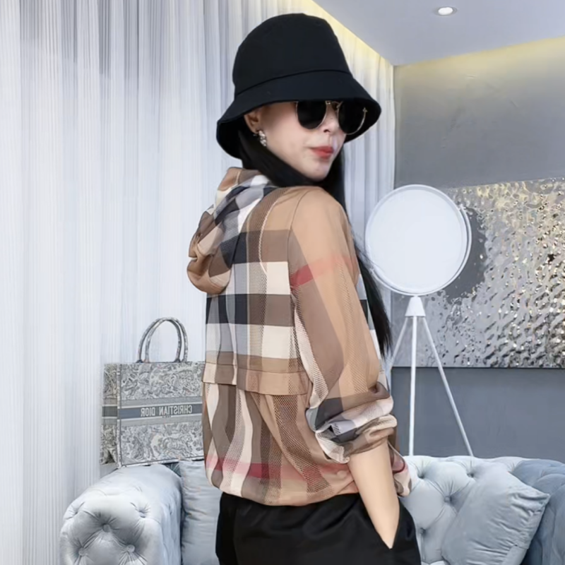 New casual retro plaid Sun protection clothing PD042025051909