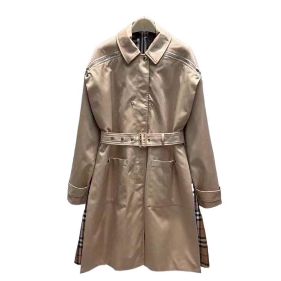 New Fashionable Khaki Midlongth Trench Coat 1023121513
