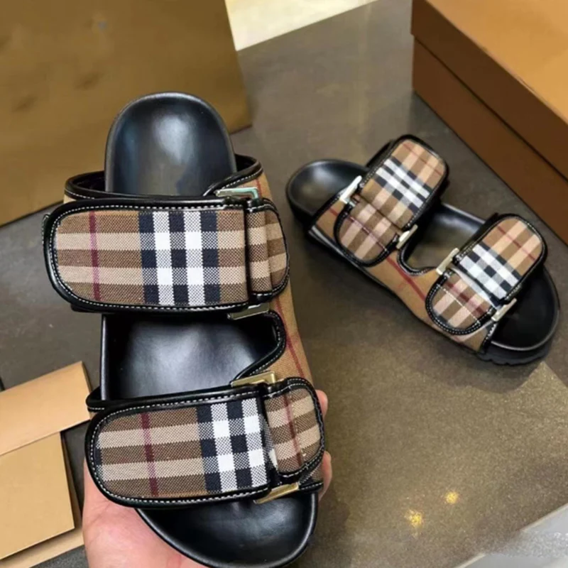 Fashion and versatile casual couple's Velcro sandals 1024050802