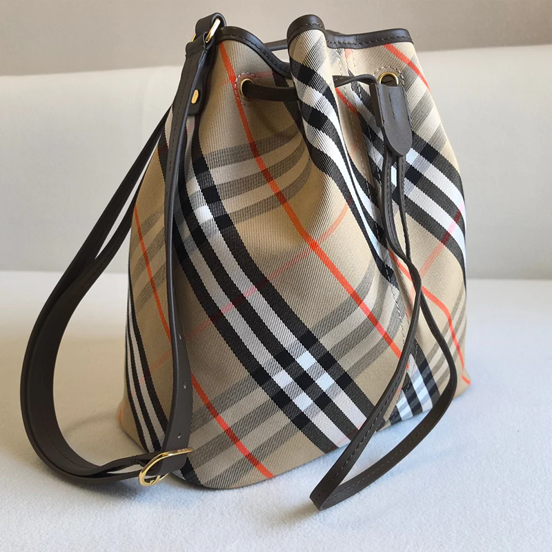 Check Jacquard Bucket Bag WB0625111410