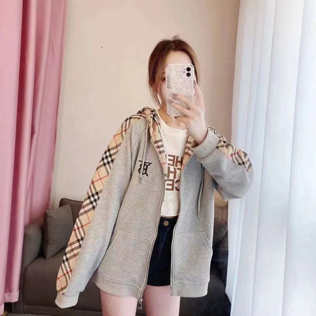 Long Sleeve Hooded Zip Cardigan Jacket 0823122601