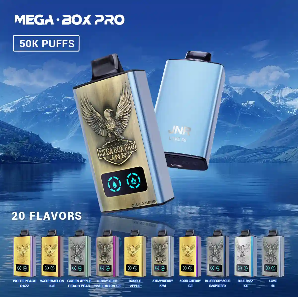 Mega Box Pro 50000 Puffs Disposable Vape - JNR VIP DE