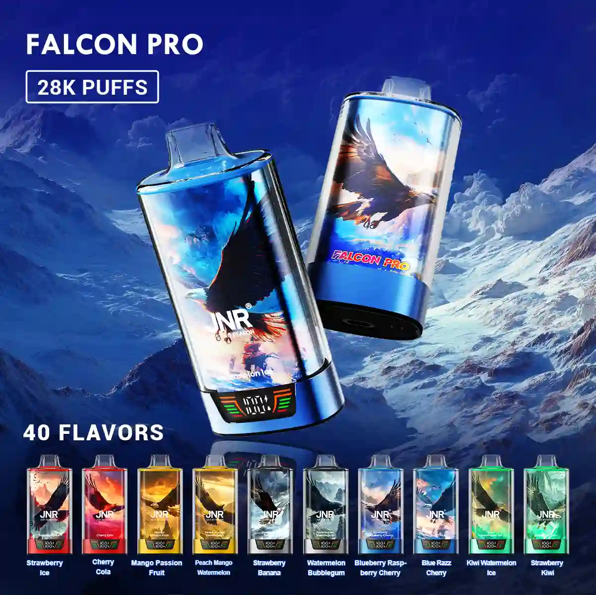 Falcon Pro 28k Puffs Disposable Vape - JNR VIP DE