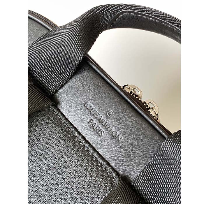 Louis Vuitton LV Unisex Michael Backpack Nv2 Black Damier Infini Onyx Cowhide Leather