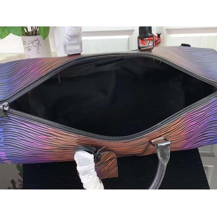 Louis Vuitton LV Unisex Keepall Bandoulière 50 Gradient Electric Sun Epi XL Calfskin Leather