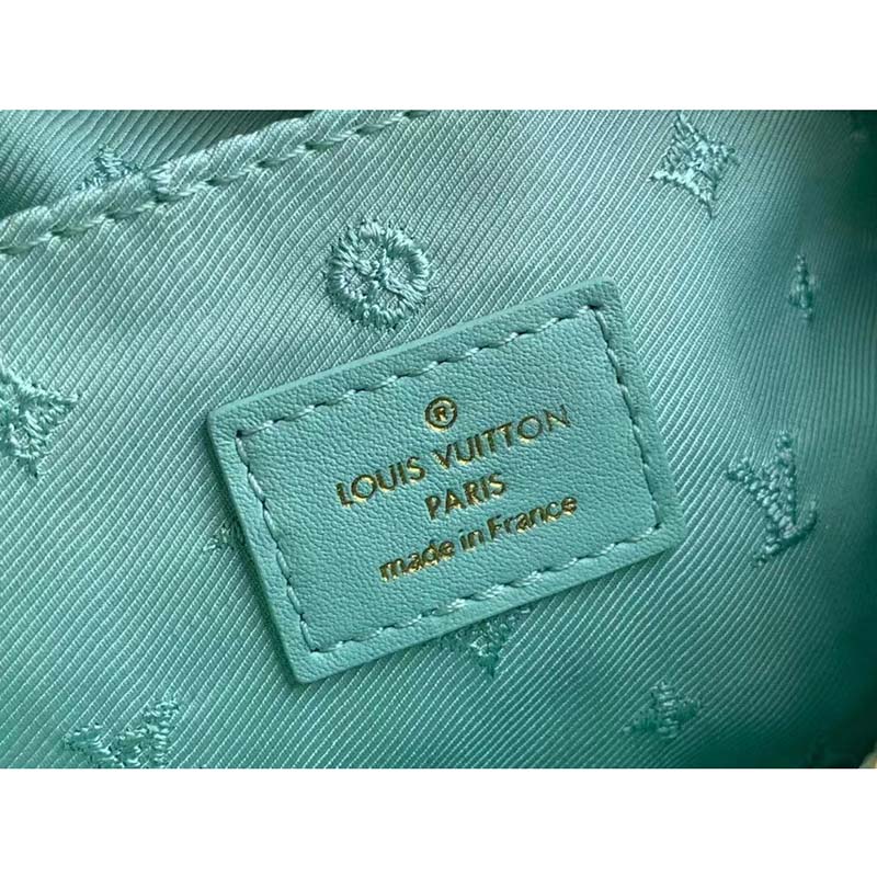 Louis Vuitton LV Women Over The Moon Vert D’Eau Green Quilted Embroidered Calf