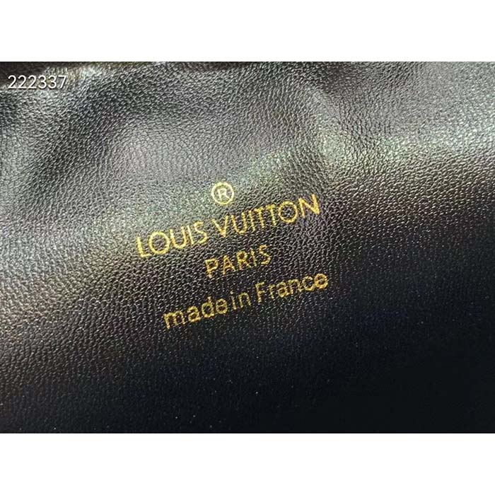 Louis Vuitton LV Women Coussin PM Handbag Black Calfskin Cowhide Leather