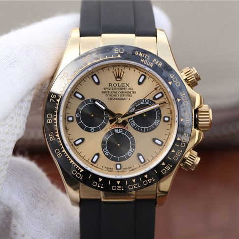 Rolex Daytona Champagne Dial with Black Subdials 40mm