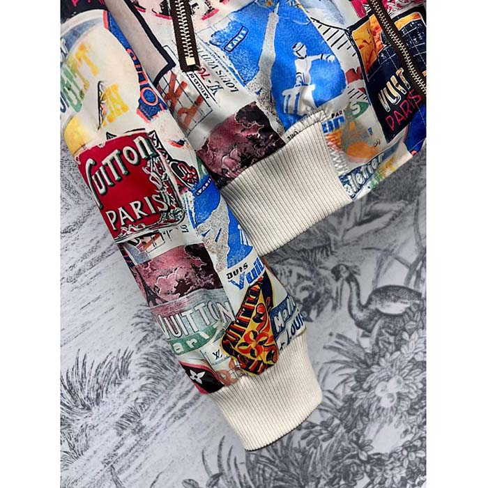 Louis Vuitton LV Women Reversible Elysee Palace Bomber Jacket Brown Double Sided