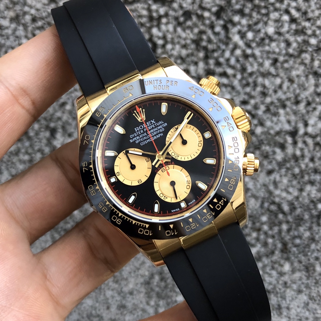 Rolex Daytona Yellow Gold Oysterflex 40mm