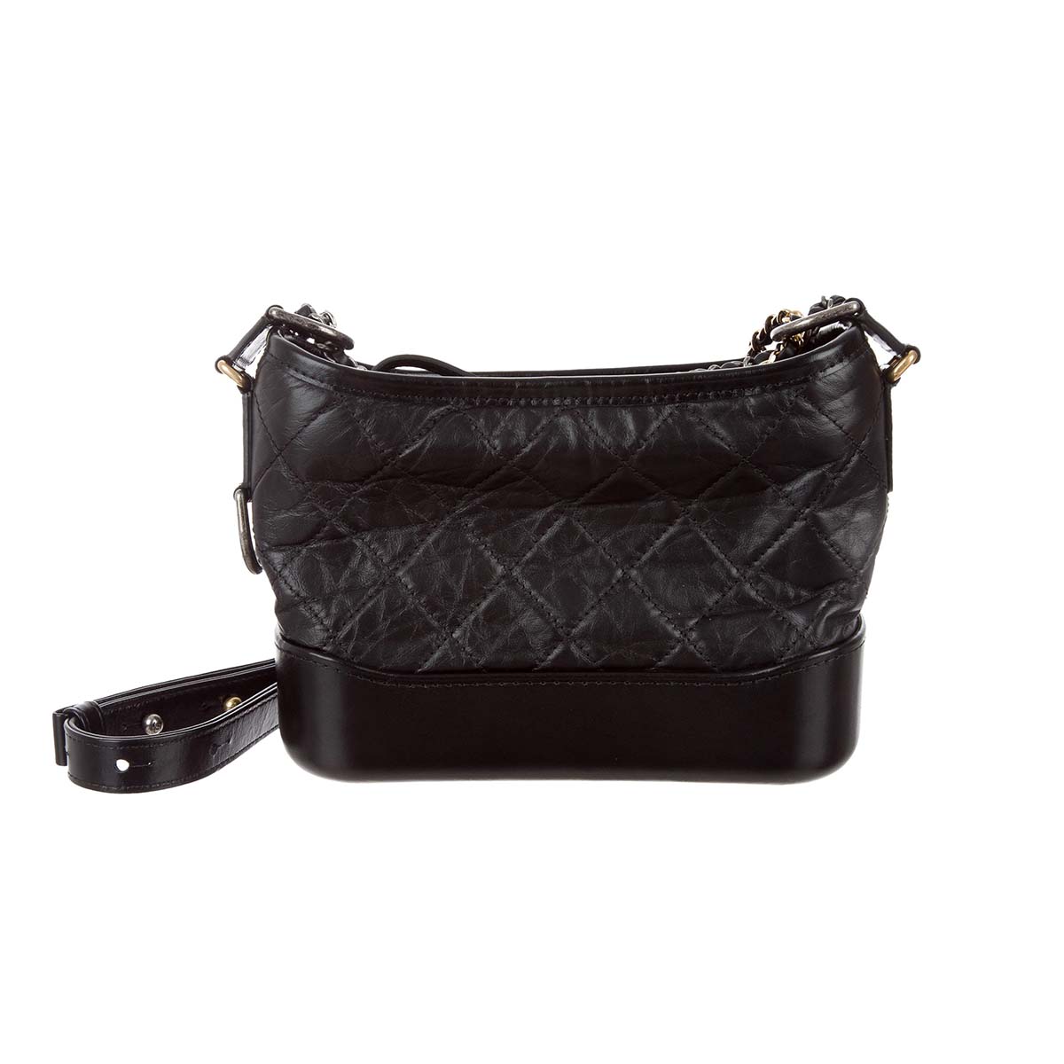 Chanel Gabrielle Hobo Small Bag in Quilted Goatskin Leather