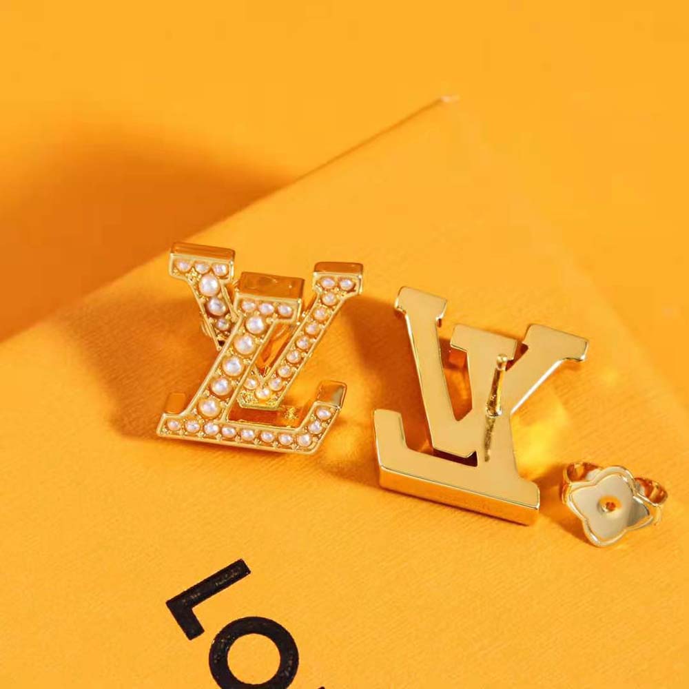 Louis Vuitton Women LV Iconic Pearls Earrings