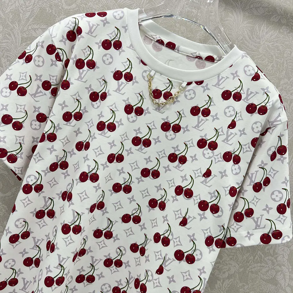 Louis Vuitton Women LV x TM Cherry T-Shirt 1AHJJ8