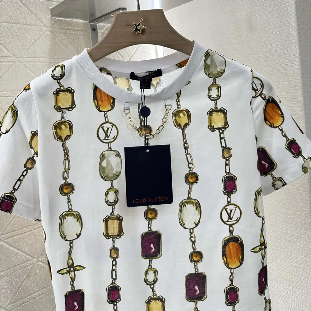 Louis Vuitton Women Necklace Print Crop Top 1AI438